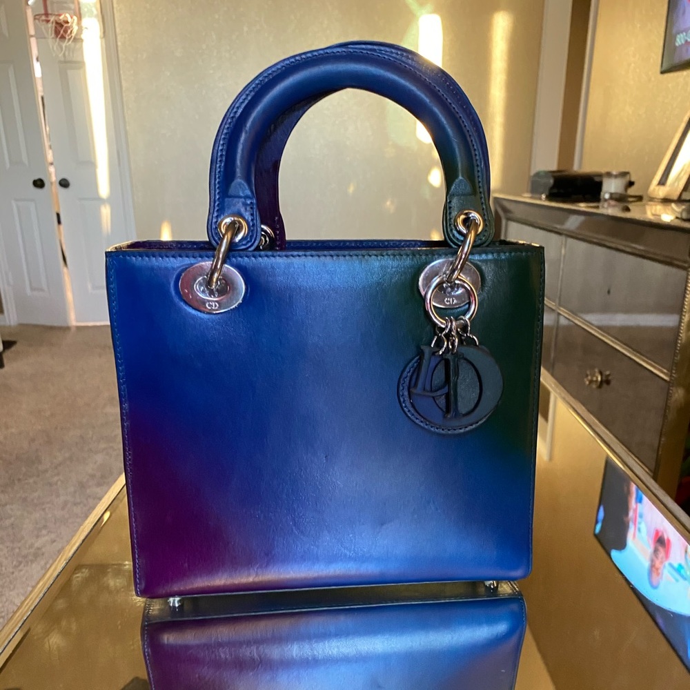 Lady dior multi color bag